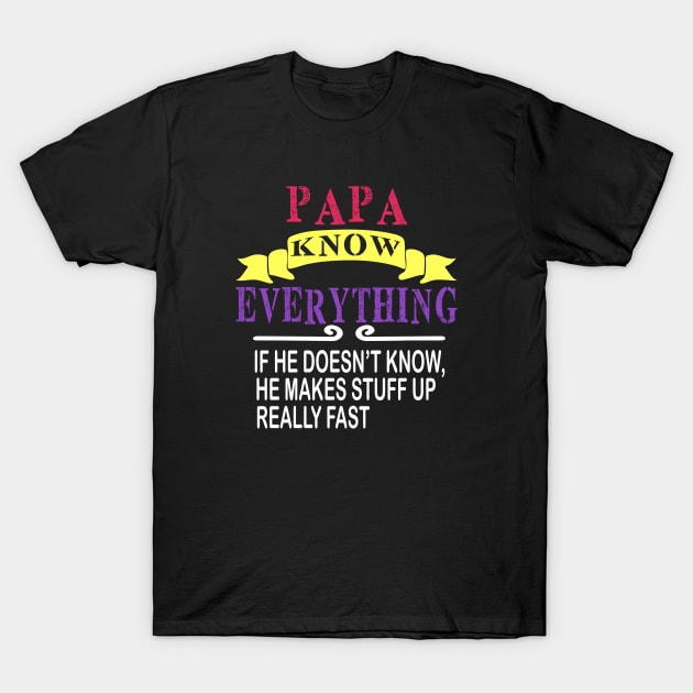 grandpa know everything T-Shirt by Marcekdesign